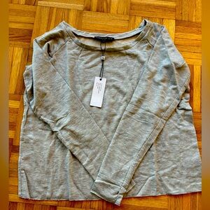 nwt generation love, Heather Gray, distressed top